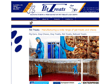 Tablet Screenshot of pettreats.ie